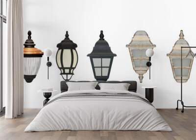 floor lamps for decorate garden or walkway Wall mural