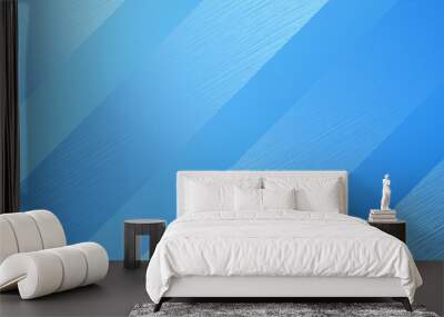 abstrack bacground blue line grunge textured vector Wall mural