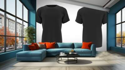 Tshirt Black color front & black / 3D Render Wall mural