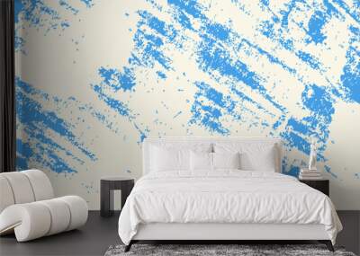 Abstract Rough Grunge Blue Texture In White Background Design Wall mural