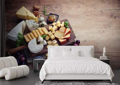 Cheese plate Wall mural