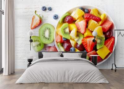 fresh fruit salad Wall mural