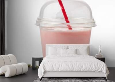 Strawberry milkshake Wall mural