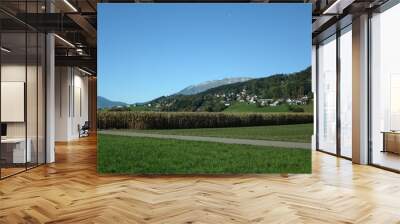 landschaft in der schweiz Wall mural