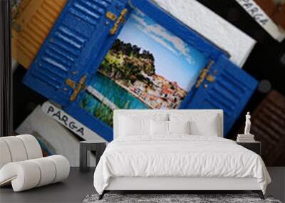 Souvenirs from Parga city Greece summer holidays traveling feelings europe beauty places to visit backgrounds high quality big size pictures Wall mural