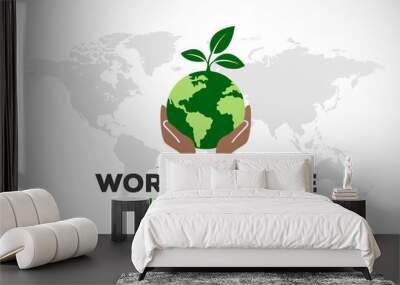 World nature conservation day vector illustration Wall mural