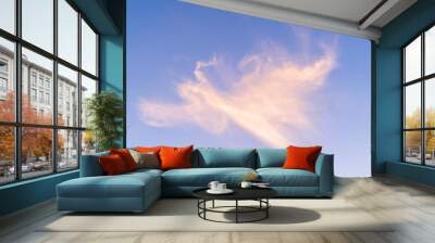 Cloud structure at sky like a angel Wall mural