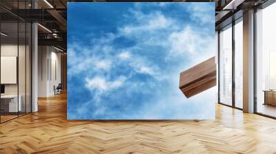 glorious wooden cross Wall mural