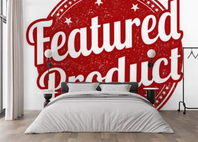 Featured product stamp Wall mural