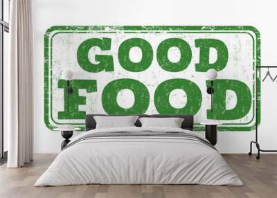 Good food stamp Wall mural