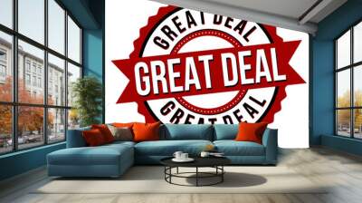 Great deal label or sticker Wall mural