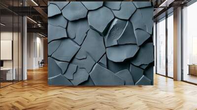 A modern grey cement wall with a rough texture, ideal for construction and industrial themes. Wall mural