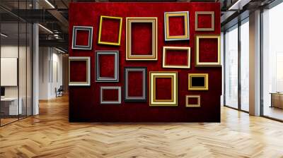 Picture frame vector. Photo art gallery.Picture frame vector. Ph Wall mural