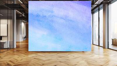 abstract blue background with space for your text or image Wall mural