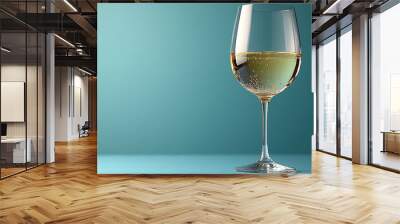 glass of white wine Wall mural