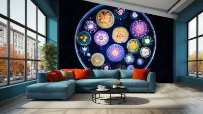 microbial infection Wall mural