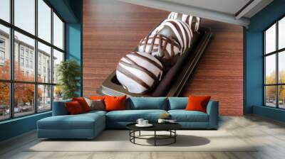 Choco Balls and Glass Wall mural