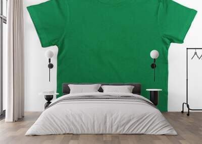 A Front View Excellent Toddler T Shirt Mockup In Green Bee Color, to display your designs and brand logo more valuable. Wall mural