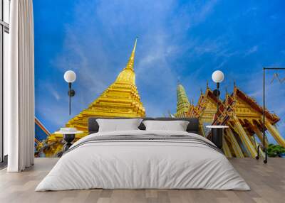 Grand Palace in Bangkok and Wat Phra Kaew Temple Interior Wall mural