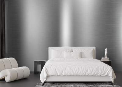 Stainless steel texture background.Vector illustration Wall mural