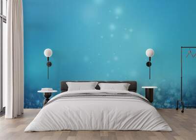 abstract blue background Wall mural