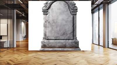 Tombstone tombstone isolated on transparent background Wall mural