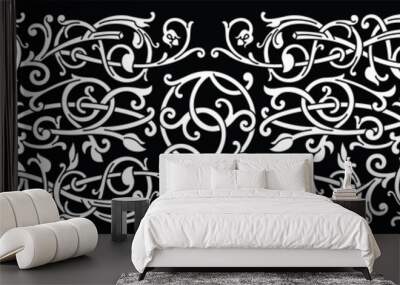 Celtic pattern ornament decoration design element. Wall mural