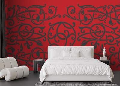 celtic pattern ornament decoration design element. Wall mural