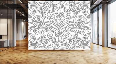 Celtic pattern ornament decoration design element. Wall mural