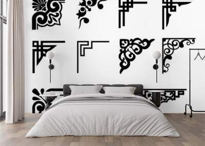 vector frame corners Wall mural