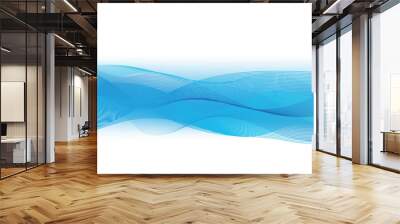 abstract blue background Wall mural