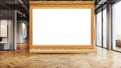 gold frame Wall mural