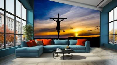 Holy week, sunset Wall mural