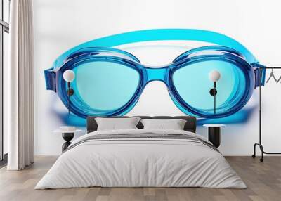 Swimming goggles isolated on white background. Wall mural