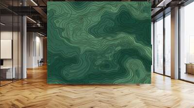 Topography map lines background. Generative AI. Generative AI. Wall mural