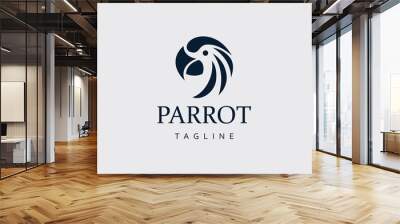 parrot logo creative parrot logo head parrot logo angry bird Wall mural