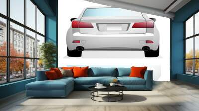 Car illustration collection Wall mural