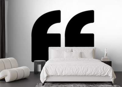 quotation icon Wall mural