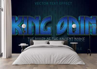 heroes Editable Text Effect Wall mural