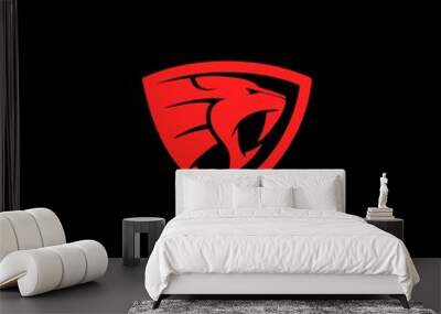 puma logo vector Wall mural