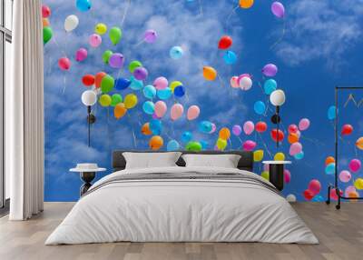 Multi-colored balls Wall mural