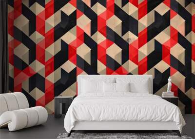  Seamless Geometric Vector Patter Wall mural