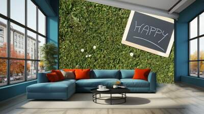 Happy written Wall mural