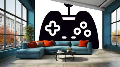 gamepad glyph icon Wall mural