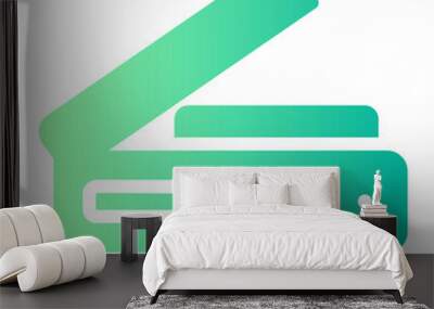 scanner gradient icon Wall mural