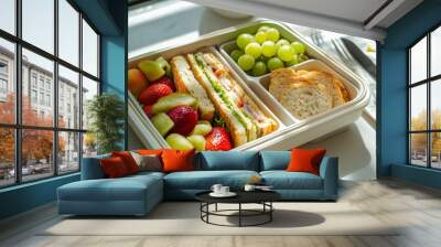 A healthy lunch box Wall mural