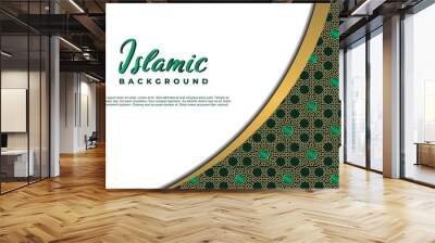 Arabic elegant luxury ornamental islamic background with islamic pattern decorative ornamentArabic elegant luxury ornamental islamic background with islamic pattern decorative ornament Wall mural