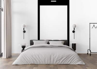 simple model of the smartphone Wall mural