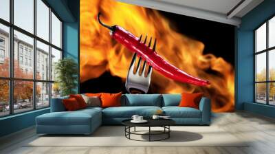 fire island hot chili peppers Wall mural