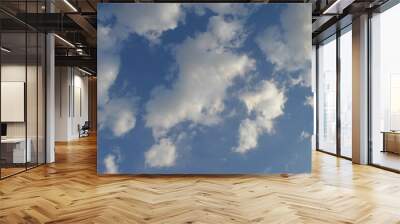 Sky and clouds. Sky and clouds tropical panorama. Sky clear beauty atmosphere summer day. Original image 	
 Wall mural